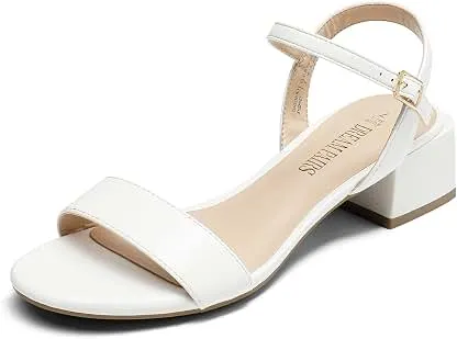 DREAM PAIRS Women's Chunky Low Block Heel Dres…