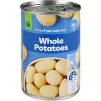 woolworths potatoes whole Can 410g