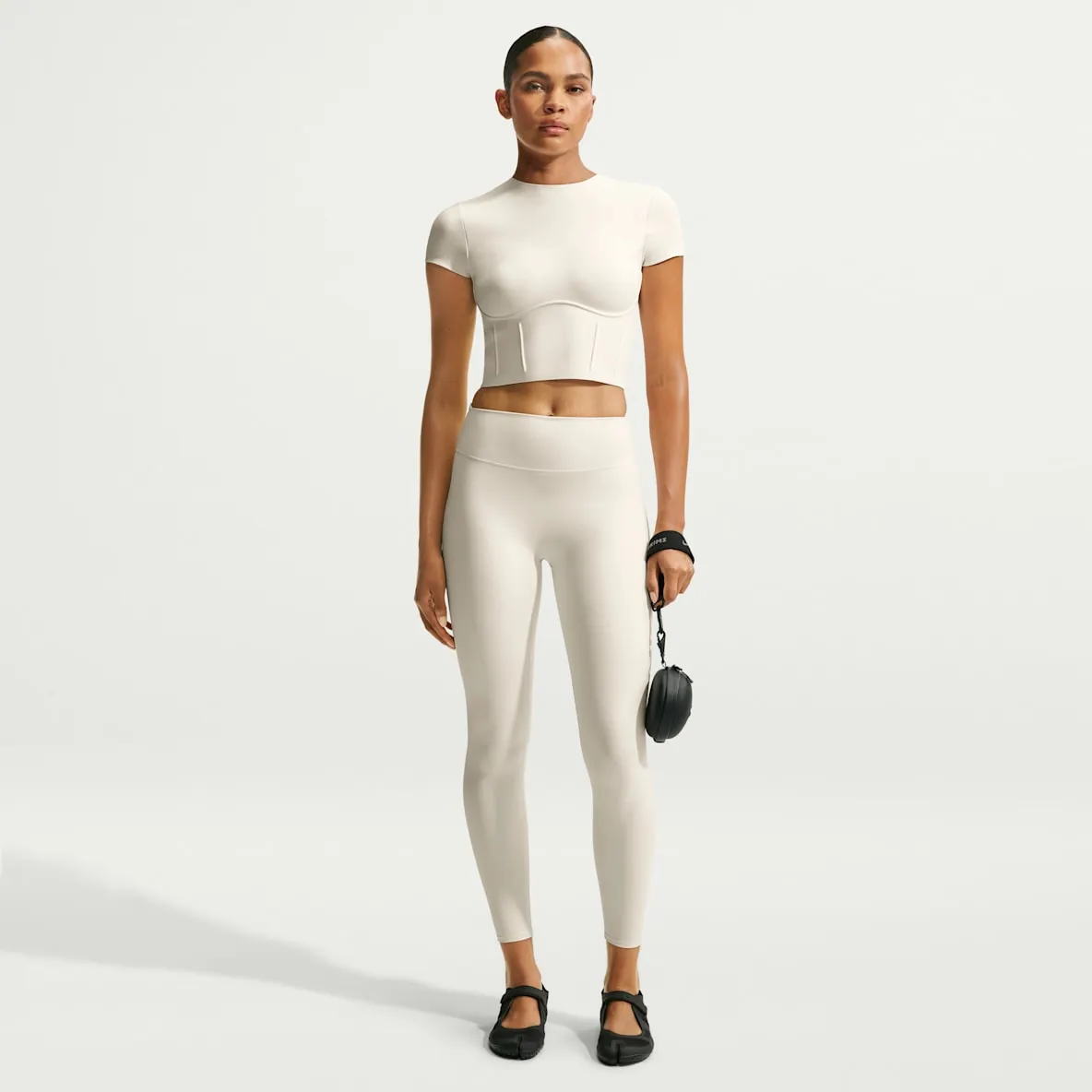 Leggings med høyt liv til dame (66 cm)