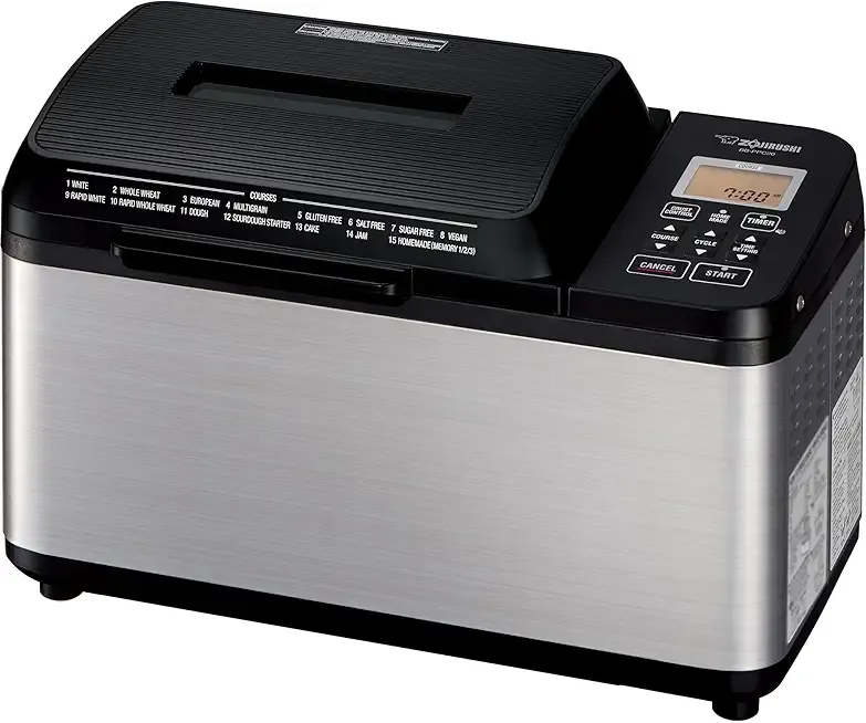 Zojirushi BB-PPC20BA Home Bakery Virtuoso Plus Breadmaker, PFAS Free