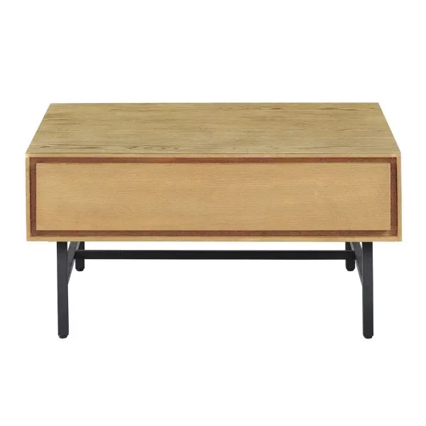 Salontafel Belvio 85x85 vierkant light oak