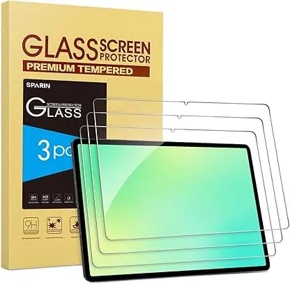SPARIN 3 Pack Screen Protector for Samsung Galaxy Tab A11 Plus (A11+)/A9 Plus (A9+) 5G 11 Inch 2025/2023, Case Friendly Tempered Glass Tablet Film, Anti Scratch, (SM-X230/X235/X236B/X210/X216/X218) SPARIN 3 Pack Screen Protector for Samsung Galax…