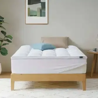 Zinus Bamboo Blend Mattress Topper