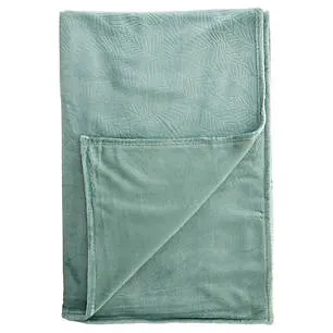 Kuscheldecke Hoch Tief Struktur, Grün