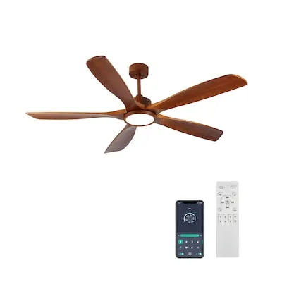 Armitage 42-in Matte Black Flush Mount Ceiling Fan With Light Chain