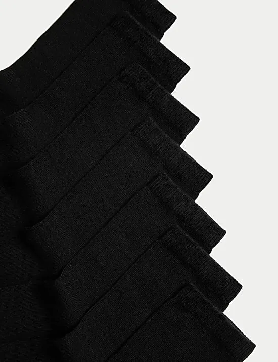 7 Pack of Ankle School Socks