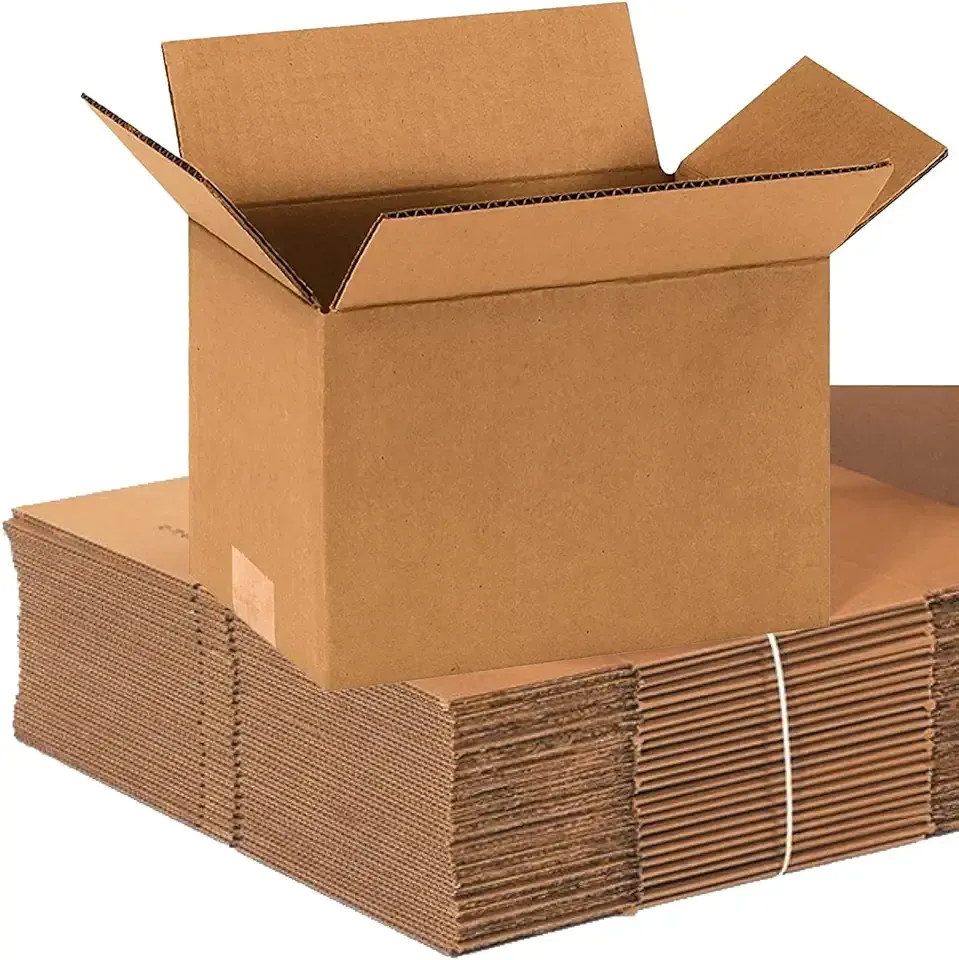 AVIDITI Small Shipping Boxes, 9"L x 6"W x 6"H (25-Pack) Heavy Duty Corrugated Cardboard Boxes for Packing, Moving & Storage, Strong Wholesale Bulk Boxes for Home or Business