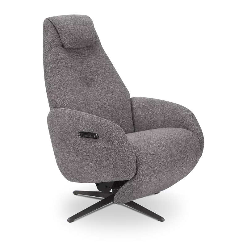 Relaxfauteuil (elektrisch/zwart) Davoli - Sneak Grey