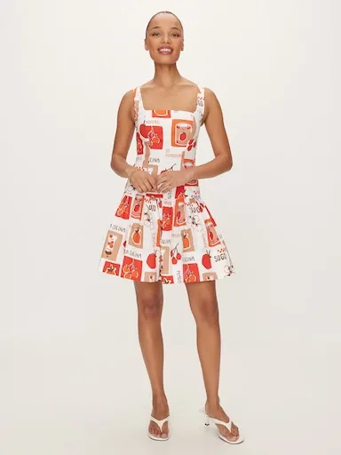 Ariel Drop Waist Mini Dress