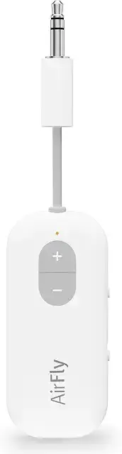 Twelve South AirFly SE, Bluetooth Wireless Audio Transmitter Adapter, White