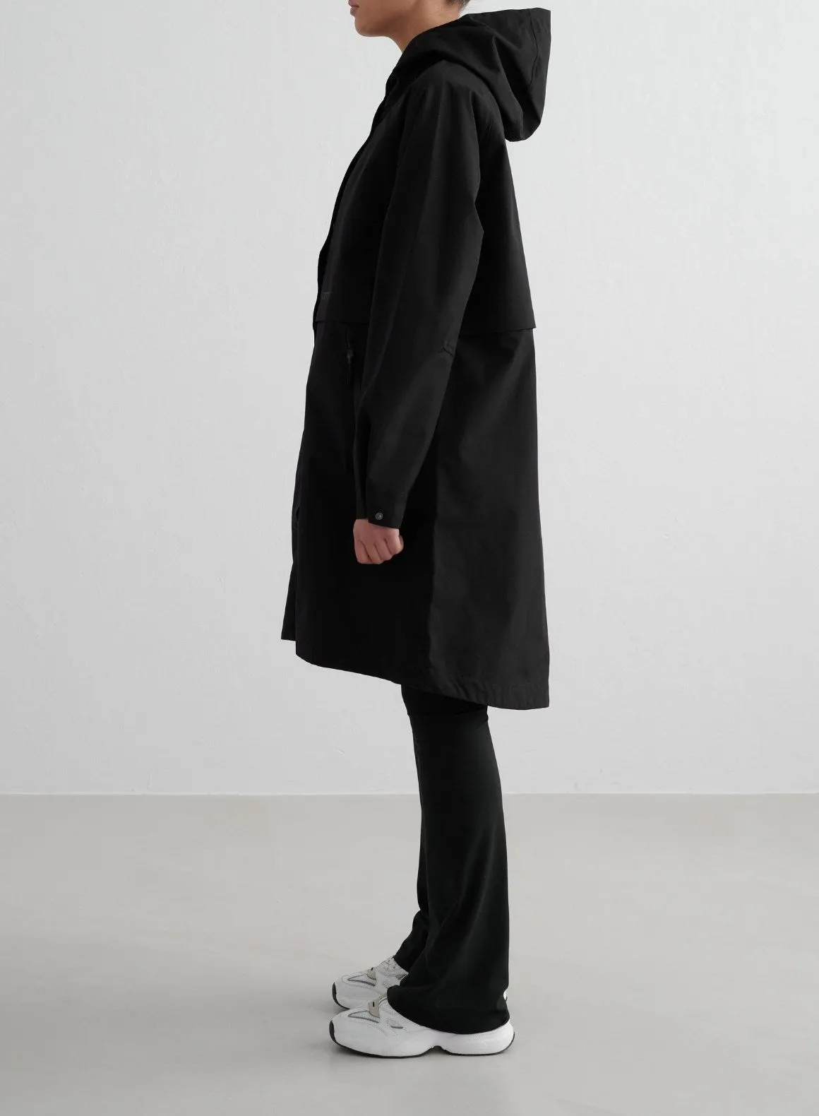 Black Waterproof Parka