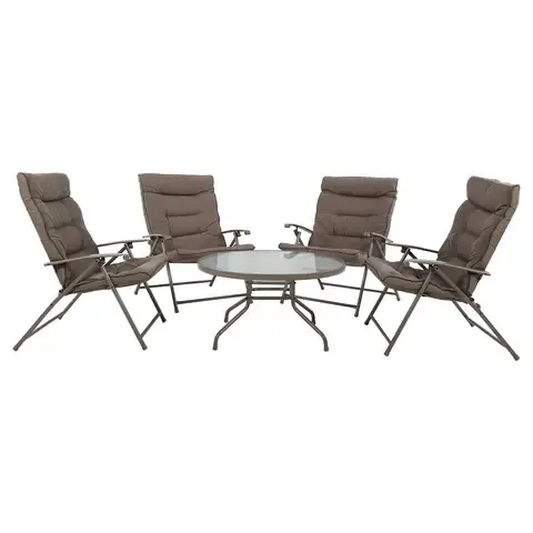 Sala de Exterior Sao Paulo Negro 4 Personas