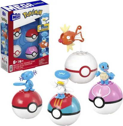 MEGA POKEMON - 4 POKEMON EAU