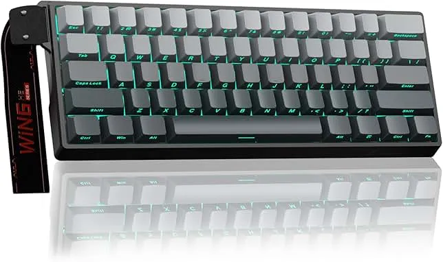 Aula WIN60 HE - 60% Mechanical Gaming Keyboard Wired, Hall Effect Magnetic Switch Hot Swappable,8000 Hz Polling Rate, RGB Keyboard 60 Percent Compa…