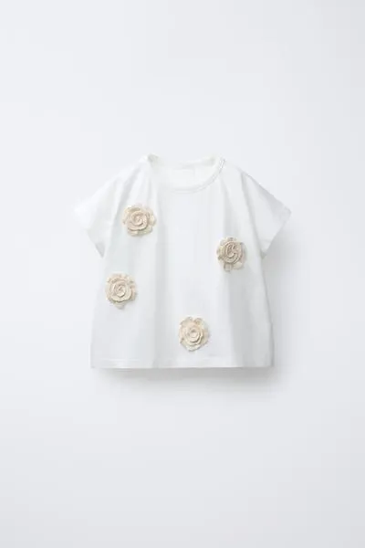 CROCHET BUTTERFLY T-SHIRT