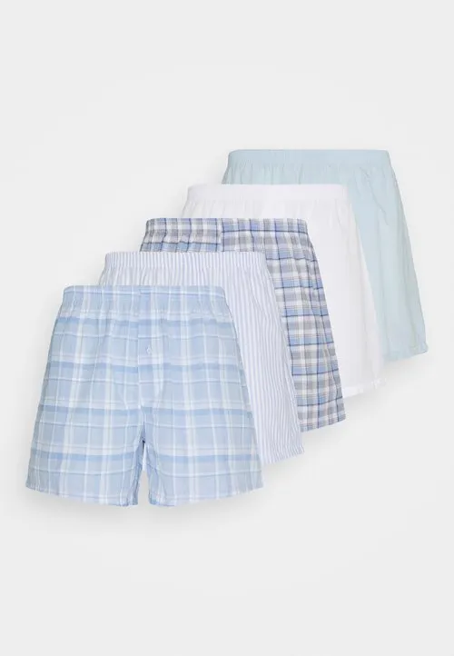 5 PACK - Boksershorts - light blue/white
