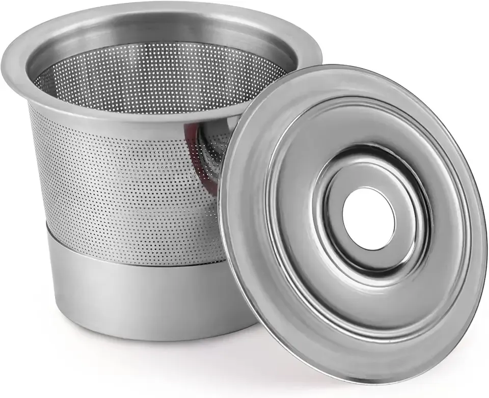 Reusable K Cups Coffee Pod Filters for Keurig 2.0 & 1.0 Single Cup Coffee Makers, Universal Refillable KCups, K-cups Reusable Filter (1)