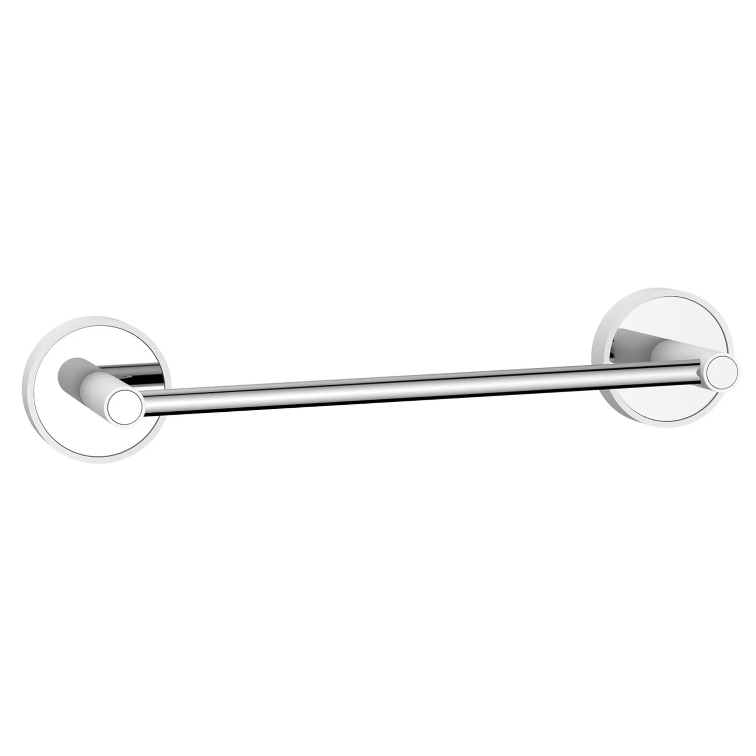 Porta Salviette in Acciaio e ABS bianco Linea Fusion 30 cm