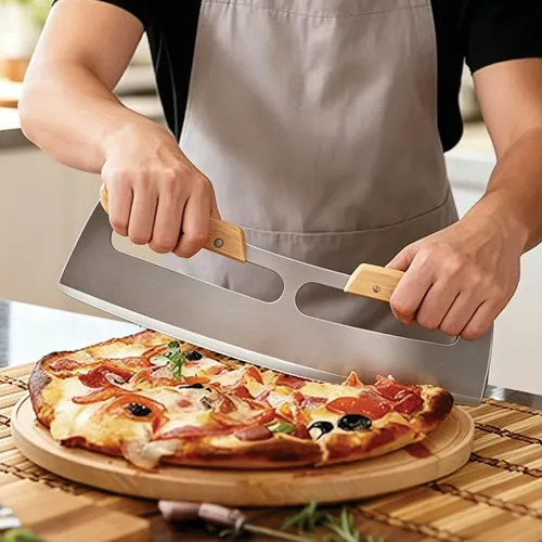 13-3/4" Stainless Steel Pizza Cutter