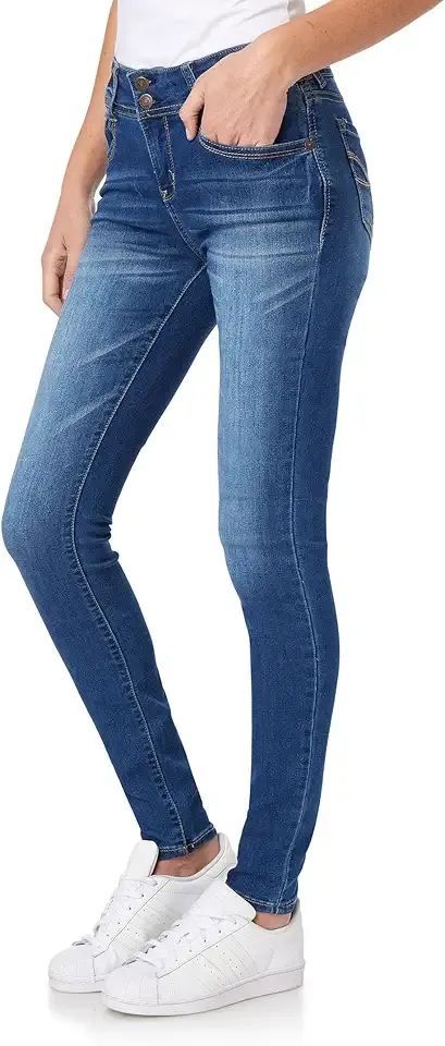 Women's Ultra Fit Mid-Rise Insta Soft Denim Juniors Jeans (Also Available in Plus Sizes)