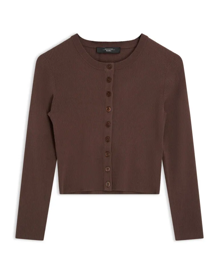 Viscose Yarn Cardigan - Brun
