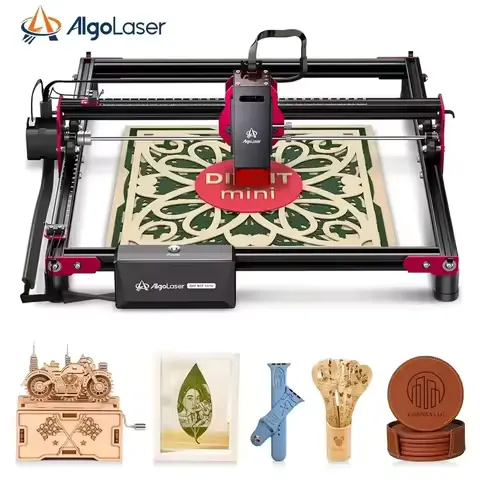 Algolaser DIY KIT Mini 5W 10W Laser Engraver Cutter For Beginner 315*300MM Woodworking CNC Tool Engraving Cutting Machine Metal