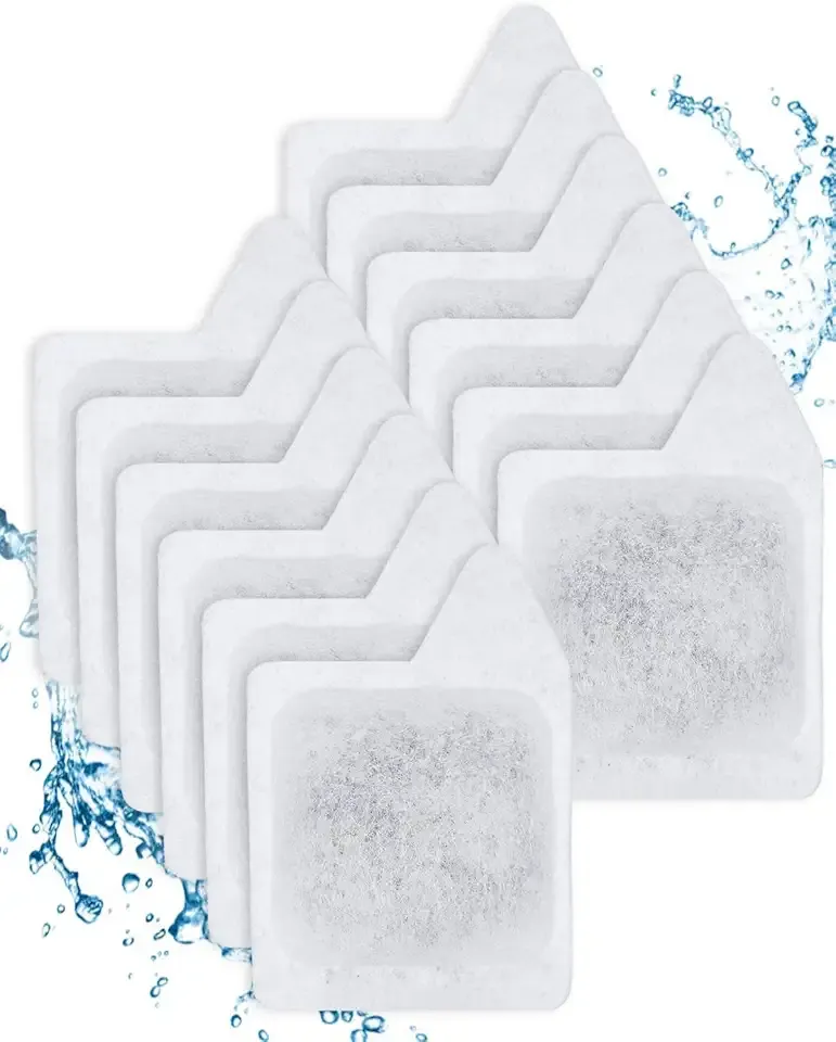 12 Pack Replacement Filter Cartridges XS Compatible with Tetra Whisper Filter Extra Small Fish Tank Filters & Other Fish Tank Filters Small for Less 3 Gallons Aquarium Accessories