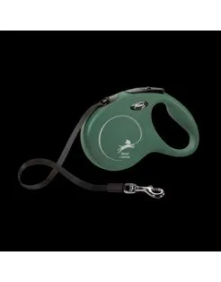 Flexi Classic Tape S - Hondenriem - 5 m Olijfgroen S