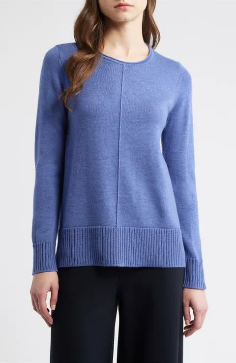 Eileen Fisher Crewneck Wool Sweater