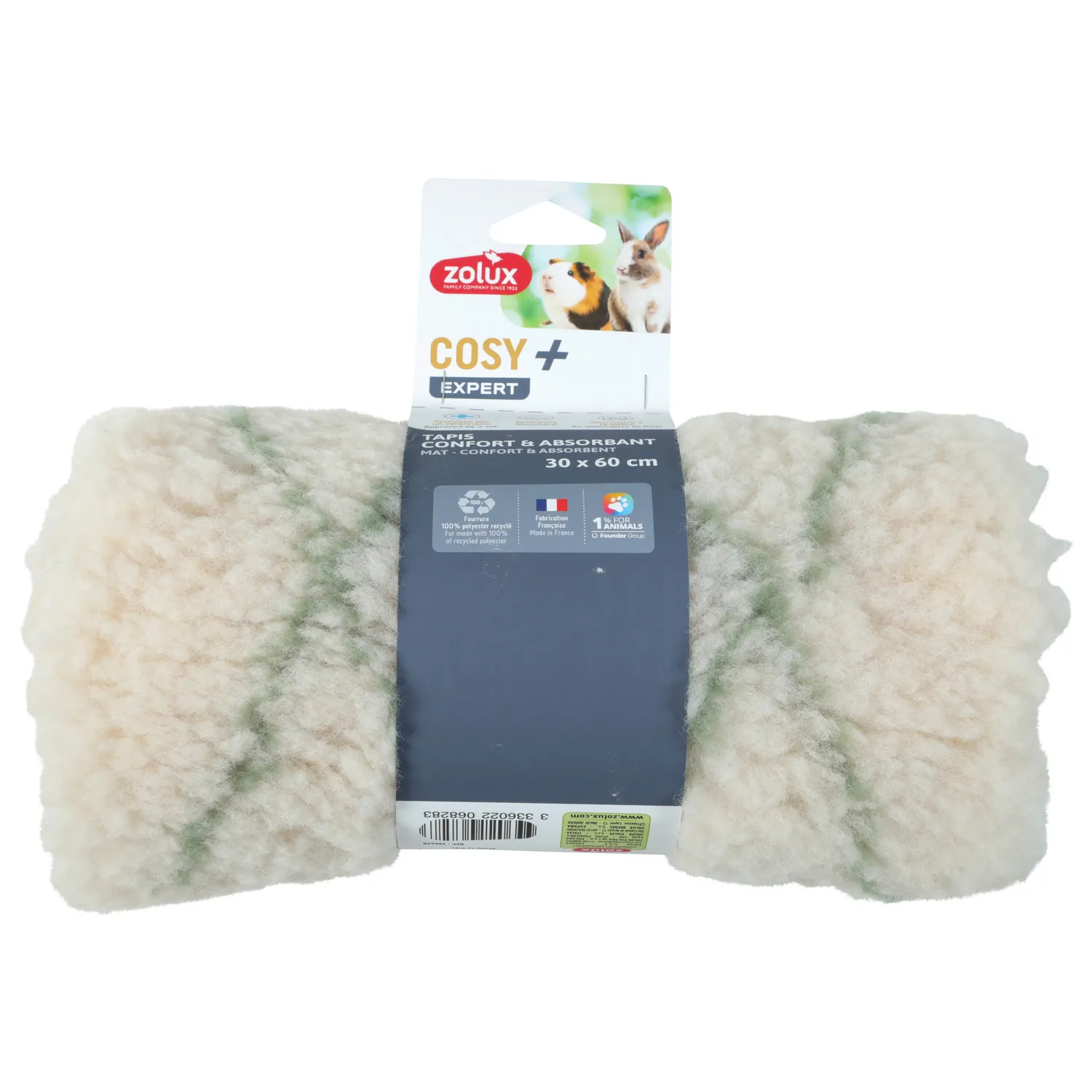 Zolux Warmte Mat Voor Knaagdieren - Slaapplek - 30x60 cm Beige