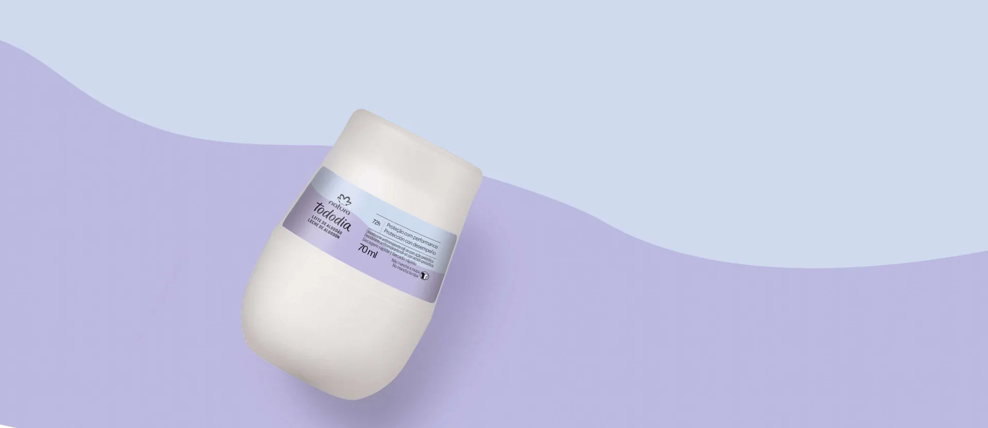 Desodorante Antitranspirante Roll-on Tododia Algodão