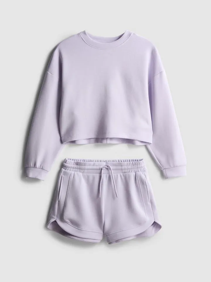7–15 ans | Ensemble sweat-shirt et short de course