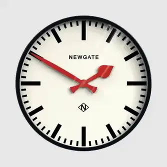 Newgate Putney Clock Black