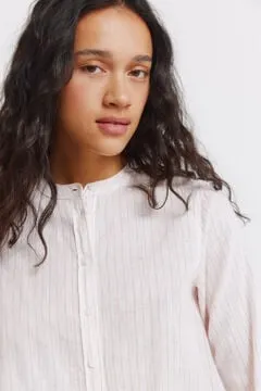 Camisa manga larga mao lino