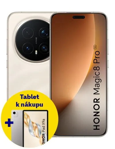 Honor Magic8 Pro 5G 512GB + Honor Pad X9a Wi-Fi 128GB, zlatá