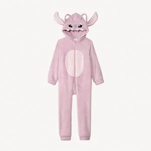 Surpyjama Angel Disney à capuche ludique et doublure sherpa fille