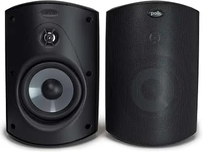Polk Audio Atrium 6 All-Weather Outdoor Speakers, 100W Wir…