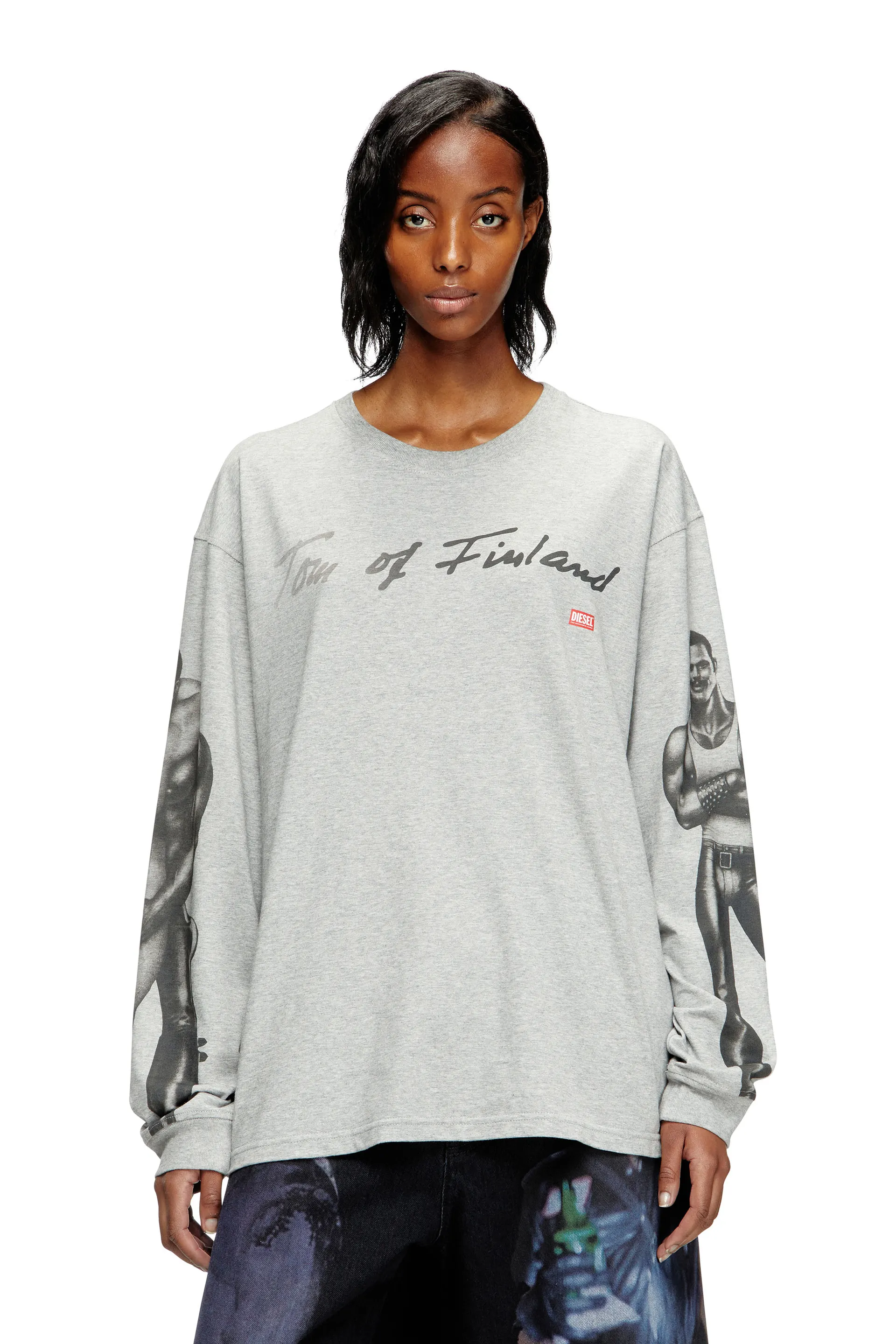 Long-sleeve T-shirt with graphic print