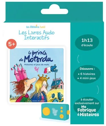 LIVRE AUDIO INTERACTIF - LE PRINCE DE MOTORDU - HISTOIRES ET JEUX DE MOTS