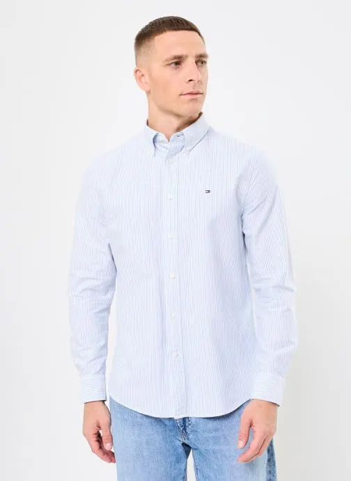 T-shirts met lange mouwen Heritage Oxford Stri SBW heren blauw