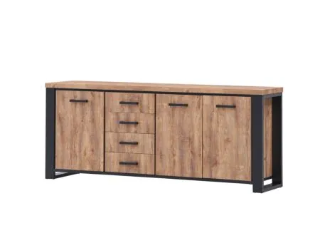 Dressoir Estrella 225cm - decor - industrial oak