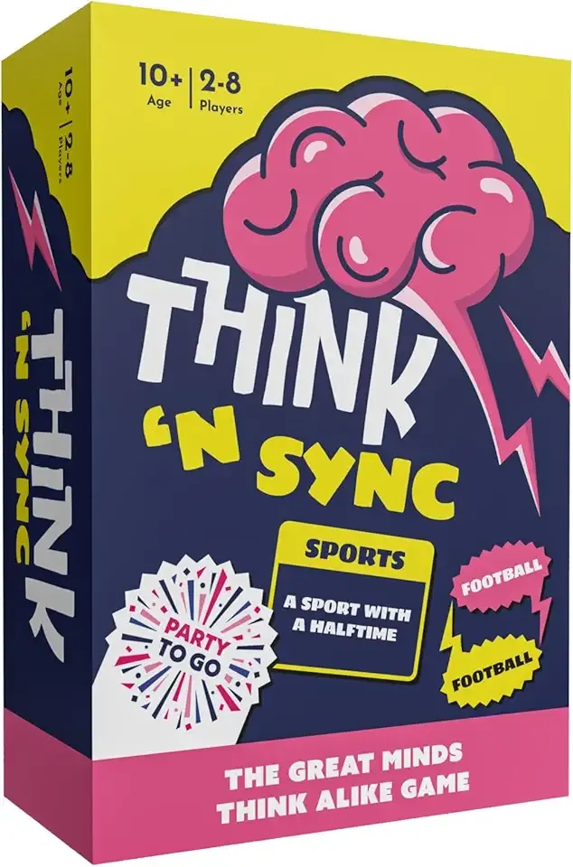 Think 'N Sync - Fast-Paced Party Card Game for Families & Friends, Ages 10+, 3-8 Players