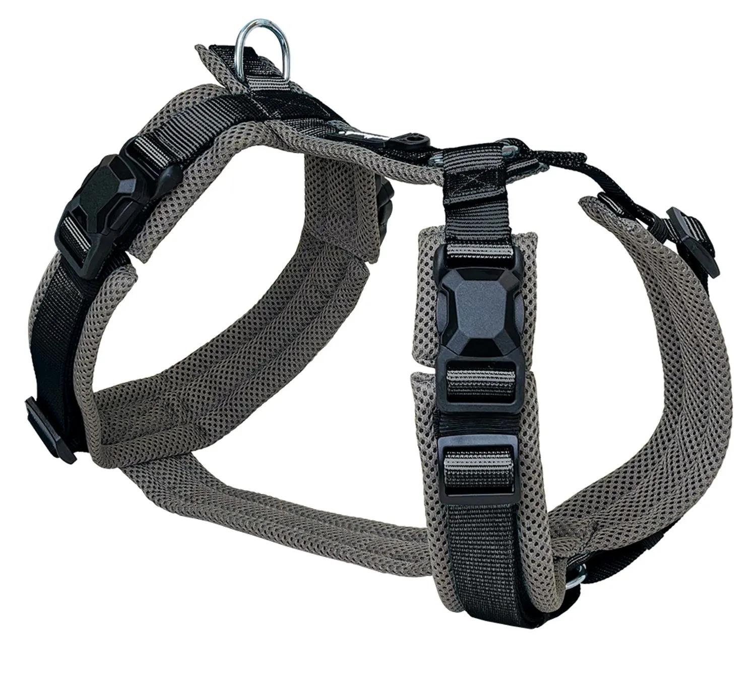 Petlando Magnetech Y-comfort harnas - Harnas - Zwart&Antraciet M