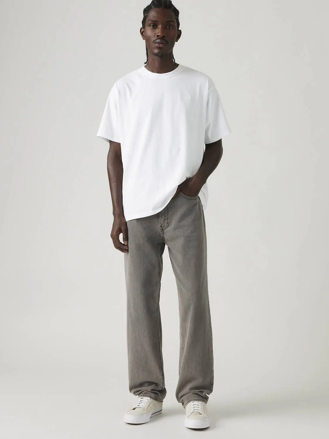 568™ Loose Straight Linen+ Denim Jeans