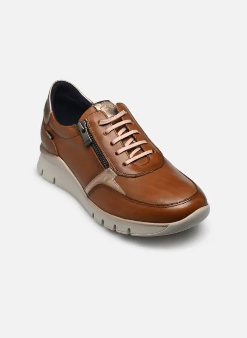 Lage sneakers UNION F2070 dames bruin