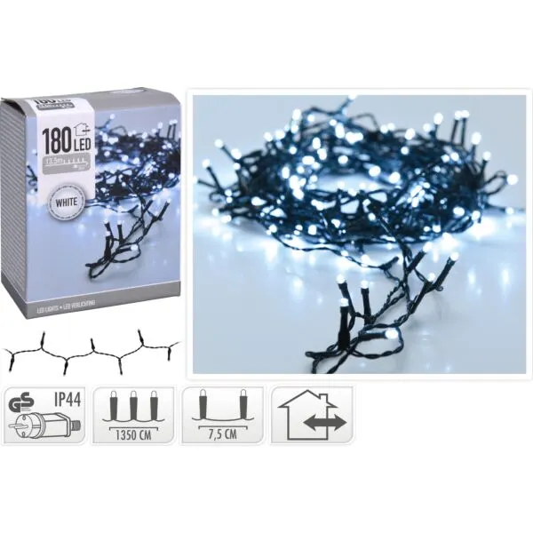 AX8400030 Kerstverlichting 180 LED Koud Wit - 13,5 m