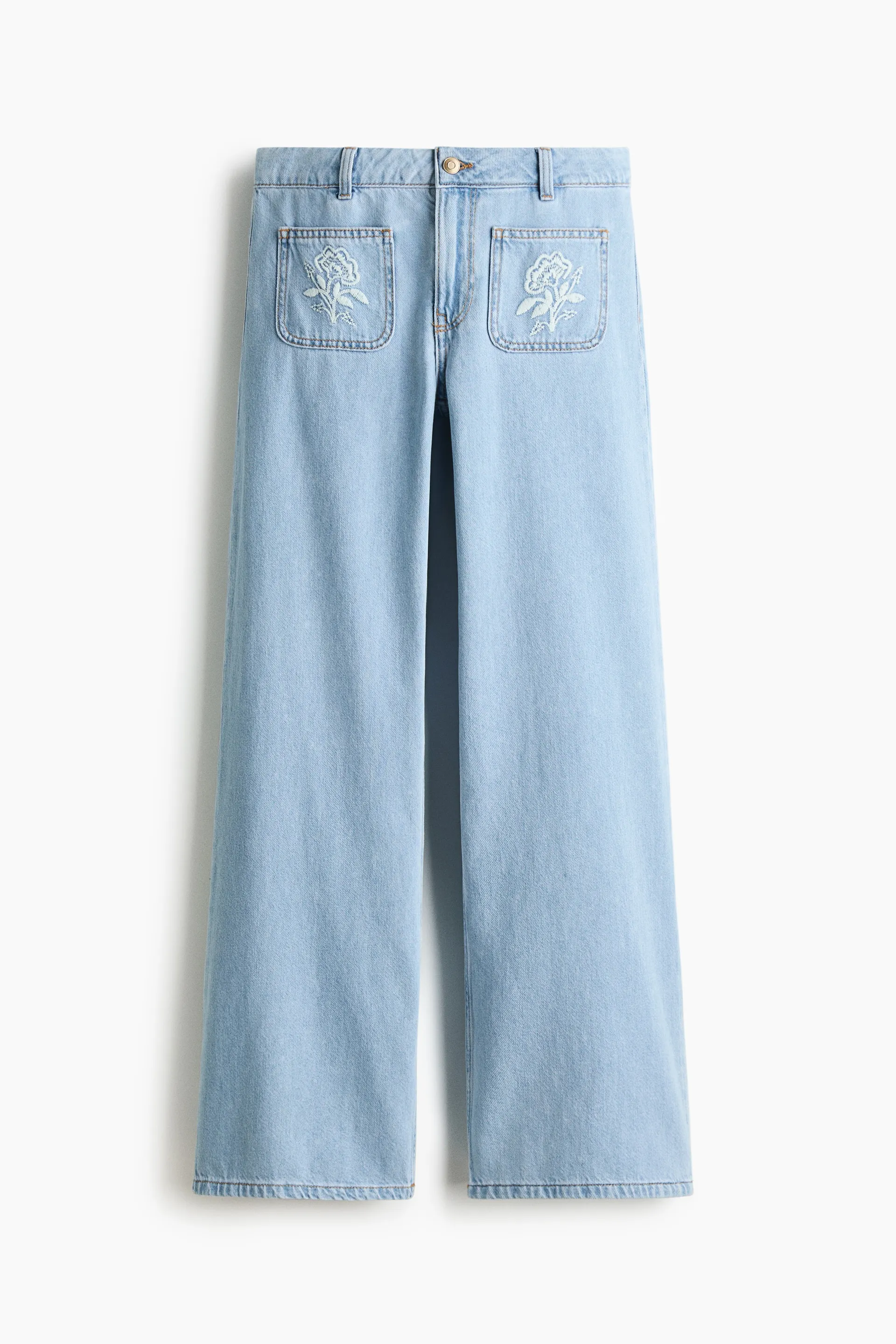 Wide Regular Waist Jeans