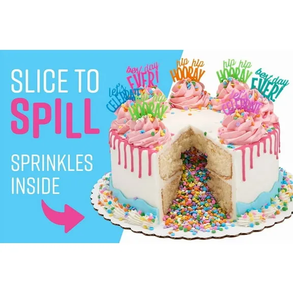 Surprise Inside Pinata Cake with Drip Icing