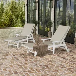 POLYWOOD Prescott Chaise Lounge, 2-pack