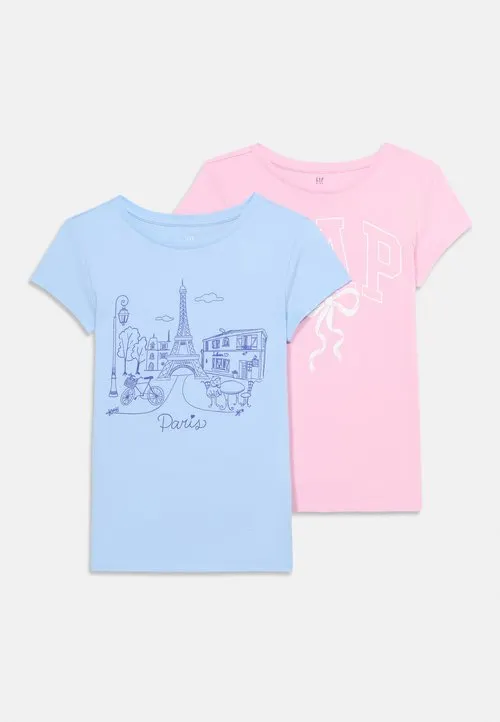 GRAPHIC TEE 2 PACK - T-shirts med print - primrose
